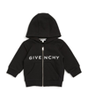 GIVENCHY KIDS LOGO ZIP-UP HOODIE