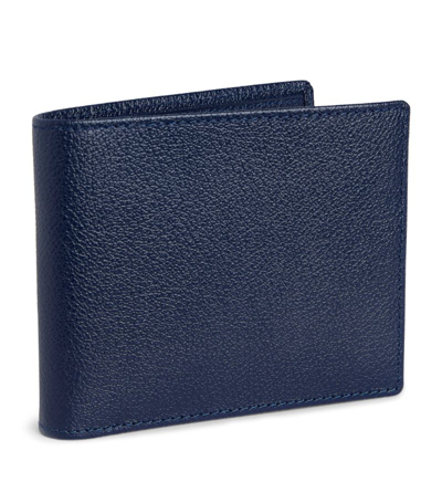 Ettinger Leather Bifold Wallet In Blue