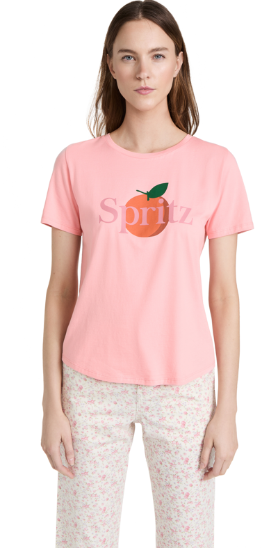 South Parade Spritz Tee In Pink