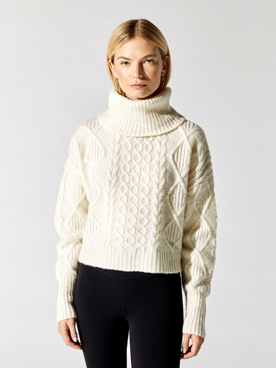 Nsf Rosae Turtleneck Pullover In Ivory