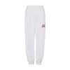 Philosophy Di Lorenzo Serafini Logo Cotton Jersey Sweatpants In Bianco