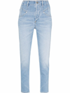 Isabel Marant Niliane High-rise Slim Jeans In Blue