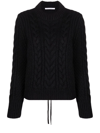 Cecilie Bahnsen Hope Open-back Jumper In Black