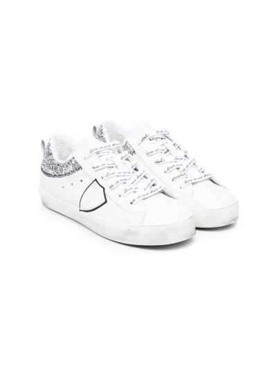 Philippe Model Kids' Paris Low-top Trainers In White