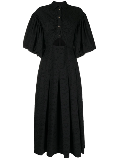 Acler Grange 镂空细节衬衫裙 In Black