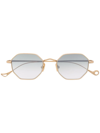 Eyepetizer Geometric-frame Sunglasses In Gold