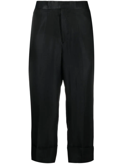 Sapio No 9 Cropped Trousers In Black