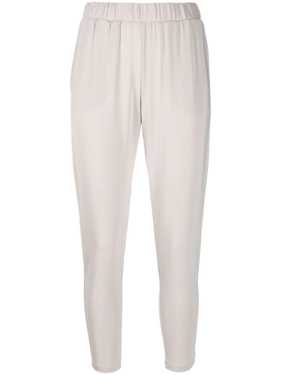 Le Tricot Perugia Cropped Elasticated Trousers In 6542