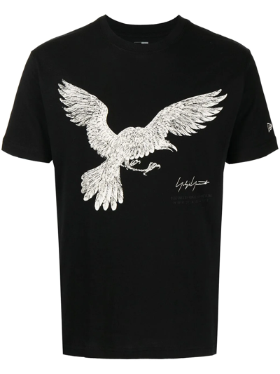 Yohji Yamamoto Black New Era Edition T-shirt In Schwarz