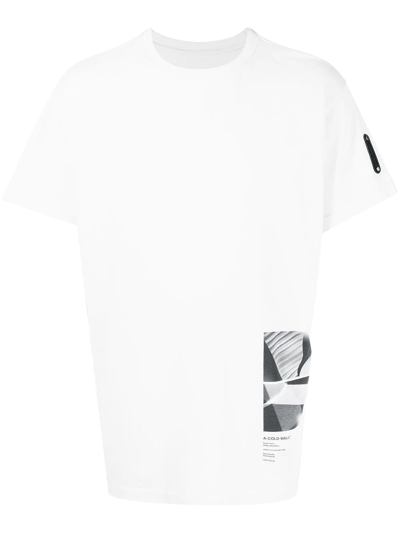 A-cold-wall* Graphic-print T-shirt In Neutrals