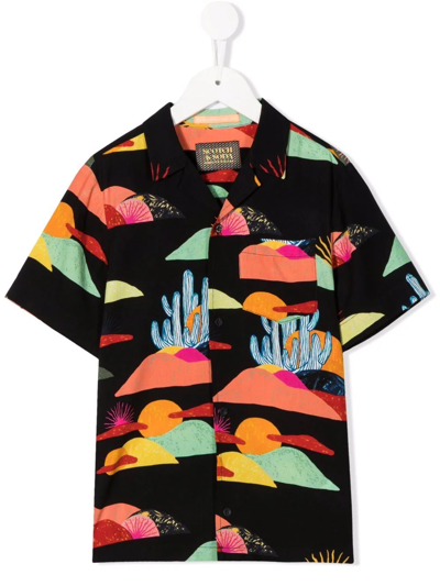 Scotch & Soda Kids Shirts Ss 8 Kleur Multicolour