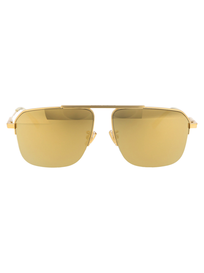 Bottega Veneta Bv1149s Sunglasses In Gold