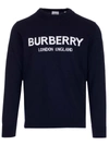 BURBERRY BURBERRY LOGO INTARSIA SWEATER