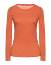 Majestic T-shirts In Apricot