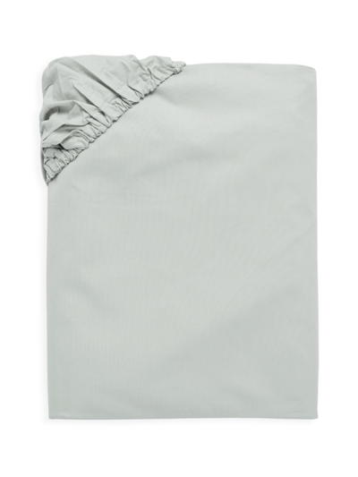 Sferra Celeste Fitted Sheet In Silver Sage