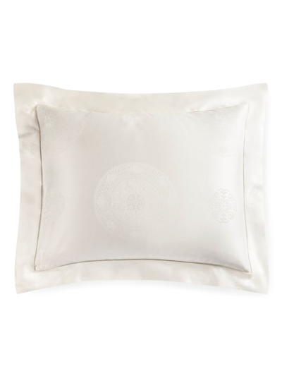 Sferra Giza 45 Medallion Euro Sham In Ivory