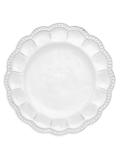 Arte Italica Bella Bianca Beaded Salad Plate In White