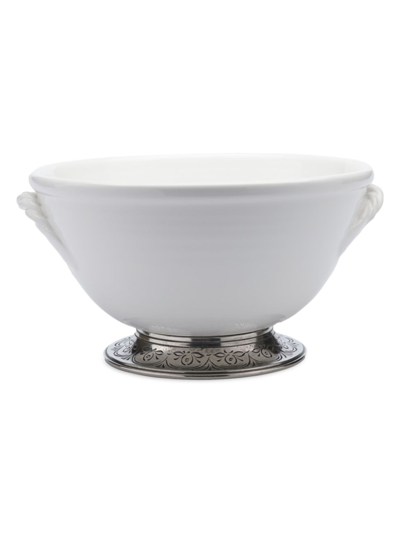 Arte Italica Tuscan Footed Bowl In White