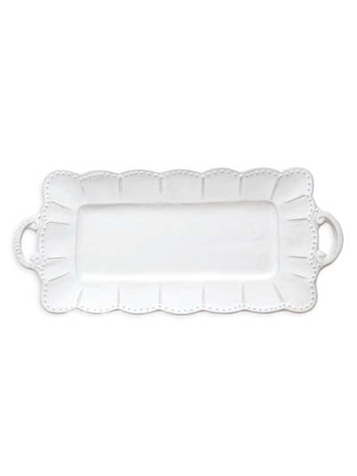 Arte Italica Bella Bianca Rectangular Tray In White