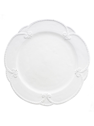 Arte Italica Bella Bianca Rosette Dinner Plate In White