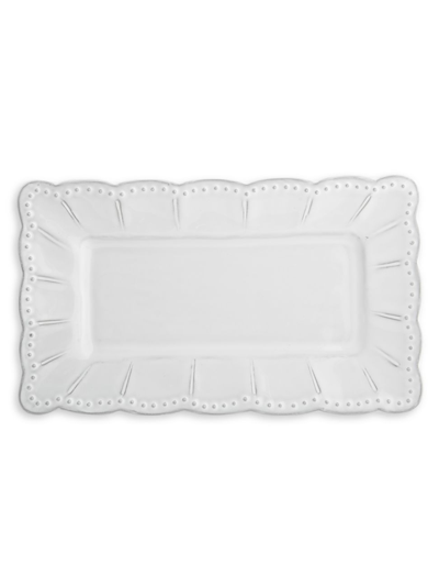 Arte Italica Bella Bianca Small Rectangular Platter In White