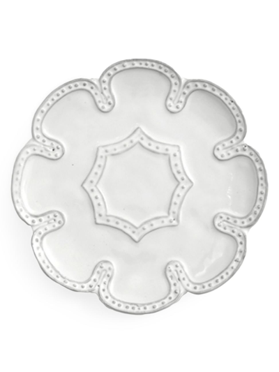 Arte Italica Bella Bianca Beaded Canape Plate In White