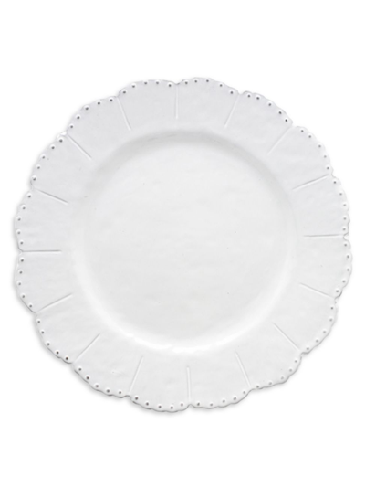 Arte Italica Bella Bianca Beaded Dinner Plate In White