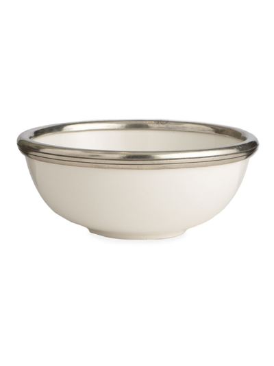 Arte Italica Tuscan Ceramic Cereal Bowl In White