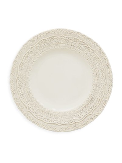 Arte Italica Finezza Ceramic Salad & Dessert Plate In Cream