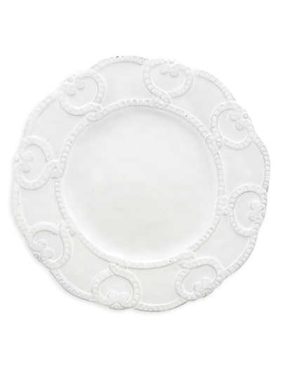 Arte Italica Bella Bianca Antique Lace Plate In White