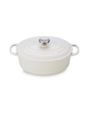 Le Creuset 5-quart Oval Covered French Oven In White