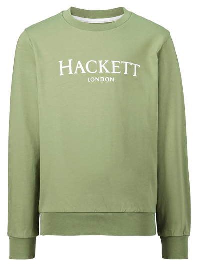 Hackett London Kids Sweatshirt For Boys In Green