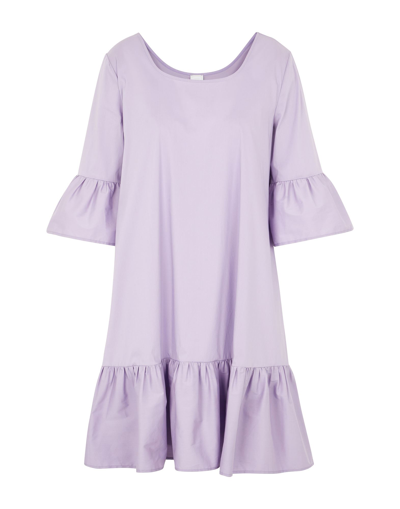 8 By Yoox Short Dresses In Purple