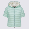 Duvetica Vernia Short-sleeved Puffer Jacket In Green