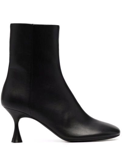 Acne Studios Black Leather Ankle Boots