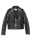 SANDRO WOMEN'S SIOUXIE LEATHER BIKER JACKET