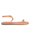 Tkees Women's Phoebe Leather Ankle-strap Sandals In Nude