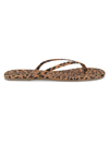 TKEES WOMEN'S STUDIO EXOTIC CHEETAH-PRINT FLIP FLOPS