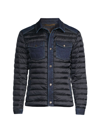 MOORER QUILTED DOWN SHIRT JACKET