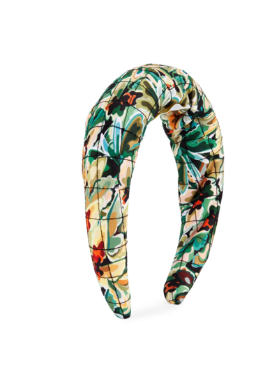 Kika Vargas Kids' Little Girl's Liberty-print Headband In Green