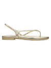 Vince Deanna Metallic Leather Thong Sandals In Nocolor