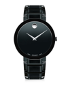 MOVADO MEN'S SAPPHIRE BLACK PVD STAINLESS STEEL BRACELET WATCH