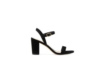 Stuart Weitzman Dancer 75 Block Sandal The Sw Outlet In Black