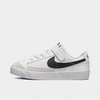 Nike Blazer Low '77 Little Kids' Shoes In White/black/white/washed Teal