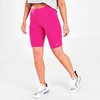 Nike Women's Sportswear Essential Bike Shorts In Active Pink/white