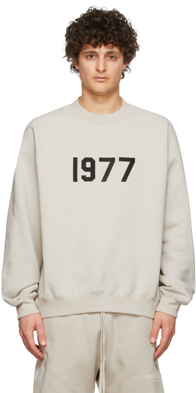 Essentials Beige '1977' Sweatshirt In Wheat