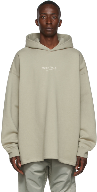 Essentials Green Relaxed Hoodie In Seafoam