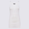 ANN DEMEULEMEESTER WHITE COTTON TANK TOP