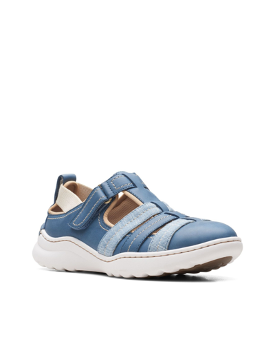 Clarks Women's Collection Teagan Step Sneakers Women's Shoes In Blue Gray