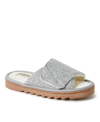 Dearfoams Women's Norma Wool Blend Slide In Light Heather Gray